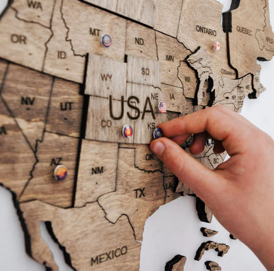 Find Inspiration to Travel with 3D World Map Wall Décor