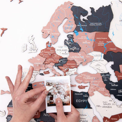 Share Stories of Your Adventures with World Map Wall Décor
