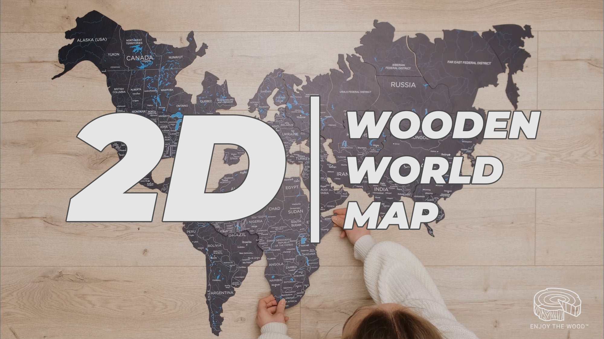 2D Wooden World Map | Wall Art for Home & Office | Indie – Enjoy The ...